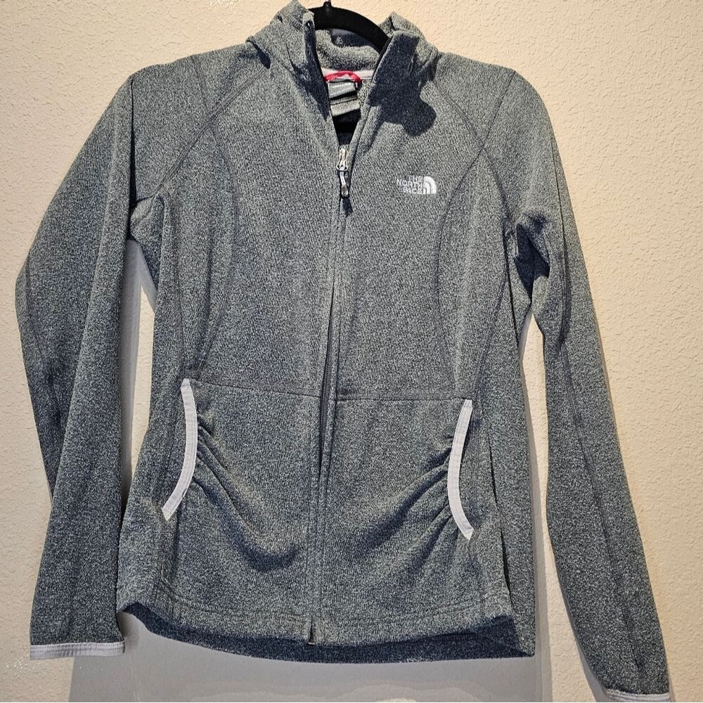 The North Face Grey Full Zip Sweatshirt Women's Size Medium